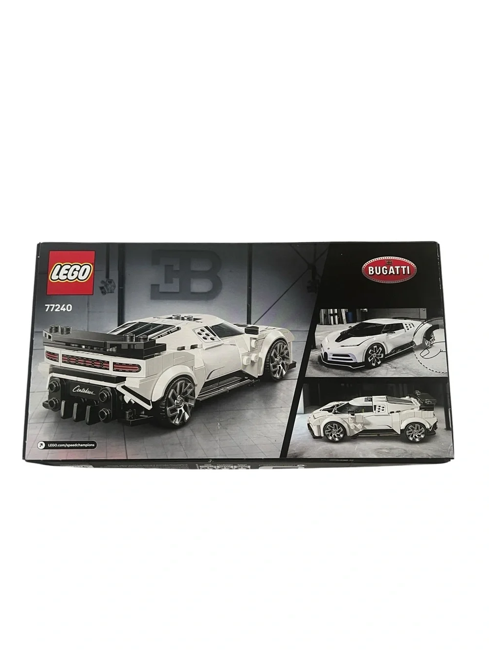LEGO Speed Champions White Bugatti Centodieci Kids Toy Set. NEW in box. - Picture 3 of 11